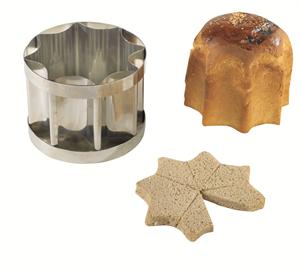 Fransk toast bageform, stjerneformet